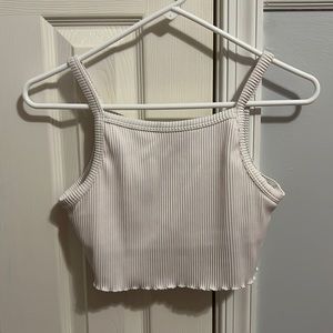 hollister white bathing suit top